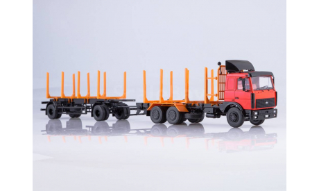 МАЗ-6303 сортиментовоз с прицепом МАЗ-83781  SSM, масштабная модель, 1:43, 1/43, Start Scale Models (SSM)