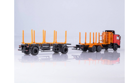 МАЗ-6303 сортиментовоз с прицепом МАЗ-83781  SSM, масштабная модель, 1:43, 1/43, Start Scale Models (SSM)