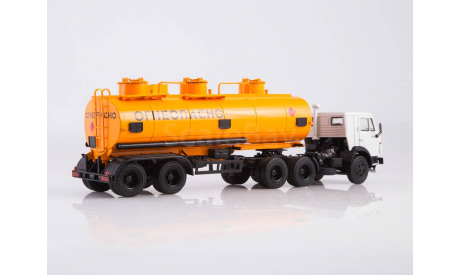 КАМАЗ-54112 с полуприцепом НЕФАЗ-96742  ПАО КАМАЗ, масштабная модель, 1:43, 1/43