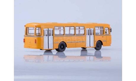 ЛИАЗ-677М городской (жёлтый)  СОВА, масштабная модель, 1:43, 1/43, Советский Автобус