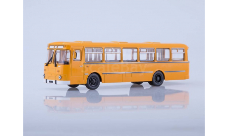 ЛИАЗ-677М городской (жёлтый)  СОВА, масштабная модель, 1:43, 1/43, Советский Автобус