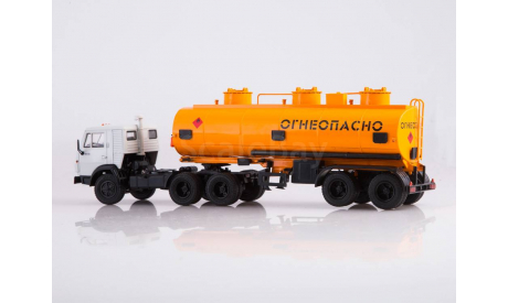 КАМАЗ-54112 с полуприцепом НЕФАЗ-96742  ПАО КАМАЗ, масштабная модель, 1:43, 1/43