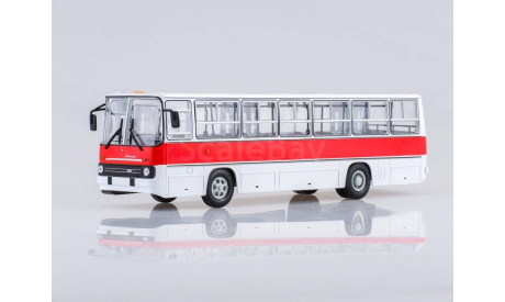 Ikarus-260 городской (красно-белый) ИКАРУС  СОВА, масштабная модель, 1:43, 1/43, Советский Автобус