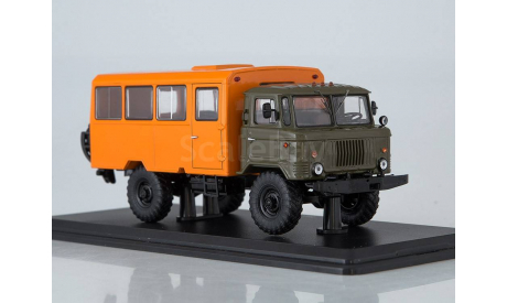 Вахтовый автобус (66)   SSM, масштабная модель, 1:43, 1/43, Start Scale Models (SSM), ГАЗ