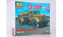 Сборная модель Топливозаправщик Т3-200  AVD Models KIT, масштабная модель, 1:43, 1/43, МАЗ