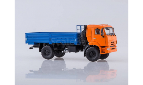 КАМАЗ-43502 бортовой  ПАО  КАМАЗ, масштабная модель, scale43