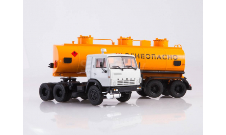 КАМАЗ-54112 с полуприцепом НЕФАЗ-96742  ПАО КАМАЗ, масштабная модель, 1:43, 1/43