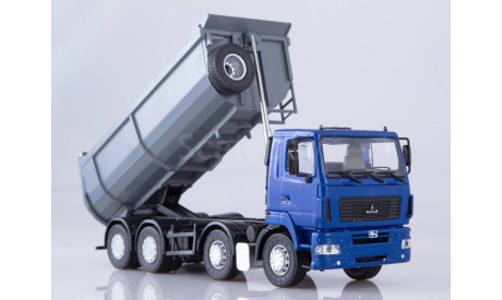 МАЗ-6516 самосвал, U-образный кузов (синий/серый)  АИСТ, масштабная модель, scale43, Автоистория (АИСТ)