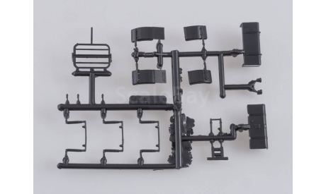Сборная модель полуприцеп МАЗ-9758  AVD Models KIT, масштабная модель, 1:43, 1/43, Автомобиль в деталях (by SSM)