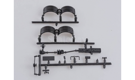 Сборная модель МАЗ-6422 с полуприцепом МАЗ-9758 AVD Models KIT, масштабная модель, 1:43, 1/43, Автомобиль в деталях (by SSM)