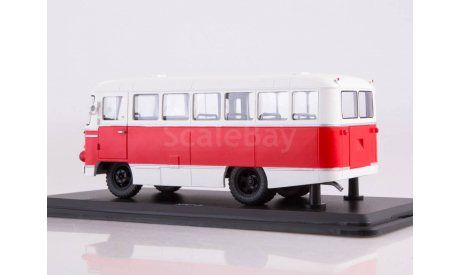 Автобус  КАГ-3 (бело-красный)  ModelPro, масштабная модель, scale43