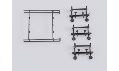 Сборная модель полуприцеп МАЗ-9758  AVD Models KIT, масштабная модель, 1:43, 1/43, Автомобиль в деталях (by SSM)