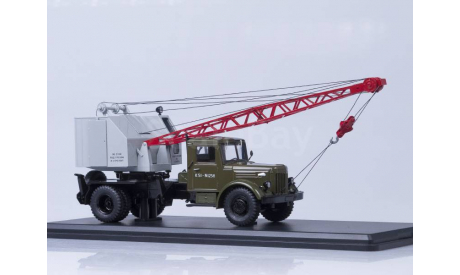 Автокран К-51 (МАЗ-200), зеленый/серый  SSM, масштабная модель, scale43, Start Scale Models (SSM)