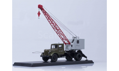 Автокран К-51 (МАЗ-200), зеленый/серый  SSM, масштабная модель, scale43, Start Scale Models (SSM)