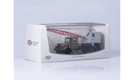 Автокран К-51 (МАЗ-200), зеленый/серый  SSM, масштабная модель, scale43, Start Scale Models (SSM)