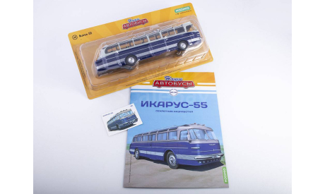 Наши Автобусы №46, Икарус-55    MODIMIO, журнальная серия масштабных моделей, scale43, MODIMIO Collections, Ikarus