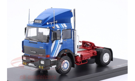 IVECO Fiat 190.38 TurboStar towing vehicle (1984), blue white  IXO, масштабная модель, scale43