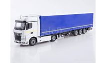 КАМАЗ-54901 с полуприцепом НЕФАЗ-93341  ПАО КАМАЗ, масштабная модель, 1:43, 1/43