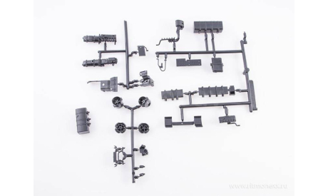Сборная модель   KAMAZ-54901 с п/п НЕФАЗ-93341   AVD Models KIT, масштабная модель, КамАЗ, scale43