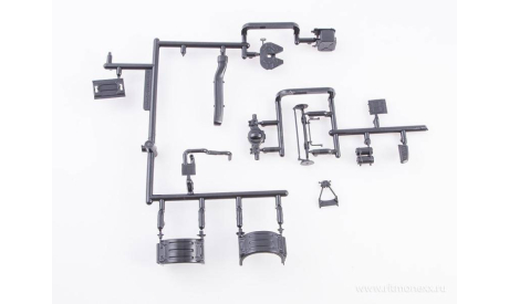 Сборная модель   KAMAZ-54901 с п/п НЕФАЗ-93341   AVD Models KIT, масштабная модель, КамАЗ, scale43