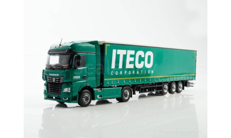 КАМАЗ-54901 с полуприцепом НЕФАЗ-93341 Iteco    ПАО КАМАЗ, масштабная модель, scale43