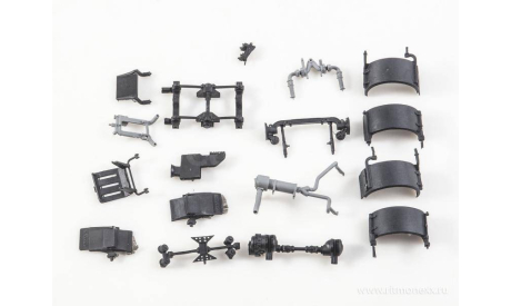 Сборная модель  Сборная модель КАМАЗ-6460 AVD Models KIT, сборная модель автомобиля, scale43