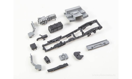Сборная модель  Сборная модель КАМАЗ-6460 AVD Models KIT, сборная модель автомобиля, scale43
