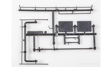 Сборная модель   Курганский автобус 422910  AVD Models KIT, масштабная модель, КАвЗ, scale43