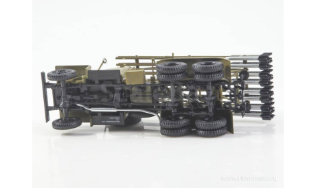 Легендарные грузовики СССР №112, БМ-13Н ’Катюша’ (Studebaker US6)   MODIMIO, масштабная модель, scale43