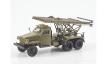 Легендарные грузовики СССР №112, БМ-13Н ’Катюша’ (Studebaker US6)   MODIMIO, масштабная модель, scale43
