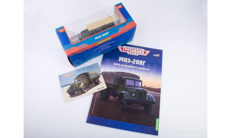 Легендарные грузовики СССР №97, МАЗ-200Г     MODIMIO, масштабная модель, scale43