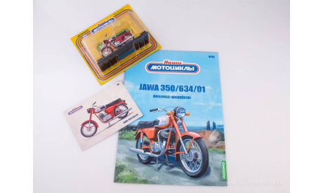 Наши мотоциклы №56, Jawa 350/634/01   MODIMIO, журнальная серия масштабных моделей, scale24, MODIMIO Collections