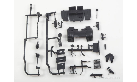 Сборная модель   Седельный тягач КРАЗ-258Б1 с полуприцепом ТЗ-22  AVD Models KIT, сборная модель автомобиля, scale43