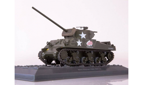 Танки. Легенды Отечественной бронетехники №19   M4A3 (76mm) Sherman (США), 1944 год, журнальная серия масштабных моделей, scale43