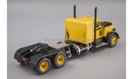 PETERBILT 350 Tractor Truck 3-assi (1952), Yellow Black IXO, масштабная модель, scale43