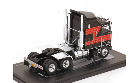 KENWORTH K100 Aerodyne Tractor Truck 3-assi (1976), Black Red  IXO, масштабная модель, scale43