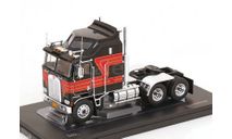 KENWORTH K100 Aerodyne Tractor Truck 3-assi (1976), Black Red  IXO, масштабная модель, scale43