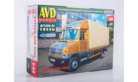 Сборная модель  ЗИЛ 4362 фургон    AVD Models KIT, масштабная модель, scale43