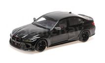 BMW M3 CS 2023 G80 Black 1/18 Minichamps, масштабная модель, scale18