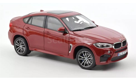 BMW X6M (F86) 2015 Red Metallic 1/18 Norev, масштабная модель, Minichamps, scale18