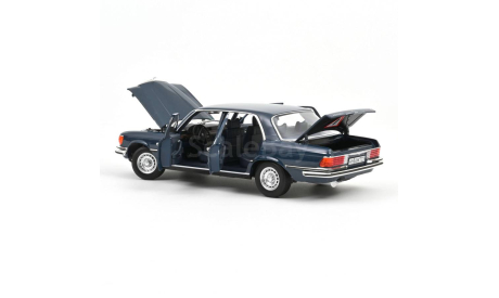 MERCEDES-BENZ 350 SEL (W116) 1979 Hansa Blue 1/18 Norev, масштабная модель, 1:18