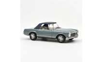 MERCEDES-BENZ 230SL ’Pagoda’ Cabriolet (W113) 1963 Horizon Blue (из к/ф ’Достучаться до небес’ 1997) Norev 1/18, масштабная модель, scale18