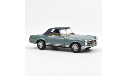 MERCEDES-BENZ 230SL ’Pagoda’ Cabriolet (W113) 1963 Horizon Blue (из к/ф ’Достучаться до небес’ 1997) Norev 1/18