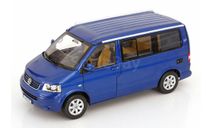 VW T5 California 2005 Ravenna Blue Metallic 1/18 Norev, масштабная модель, Volkswagen, 1:18