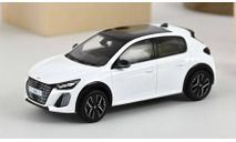 PEUGEOT 208 GT 2024 Bianca White 1/43 Norev, масштабная модель, scale43