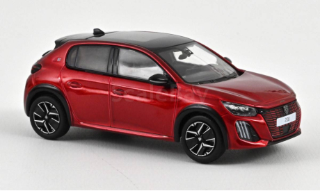 PEUGEOT 208 GT 2024 Elixir Red 1/43 Norev, масштабная модель, 1:43