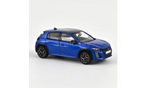 PEUGEOT 208 GT 2024 Vertigo Blue 1/43 Norev, масштабная модель, 1:43