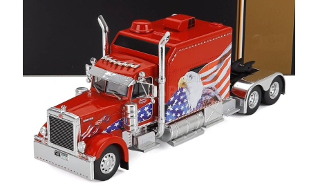 седельный тягач PETERBILT 379 Custom 2002 Red 1/64 IXO 64TR016A, масштабная модель, 1:64