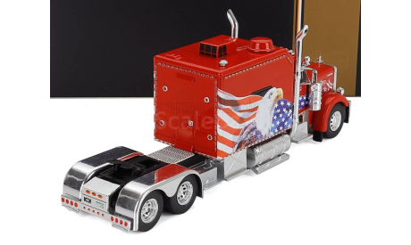 седельный тягач PETERBILT 379 Custom 2002 Red 1/64 IXO 64TR016A, масштабная модель, 1:64