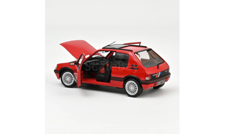 PEUGEOT 205 GTi 1.9 PTS 1991 Vallelunga Red 1/18 Norev, масштабная модель, scale18